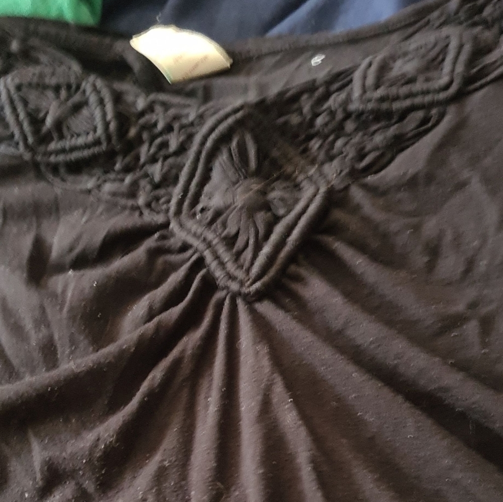 Black fancy tee